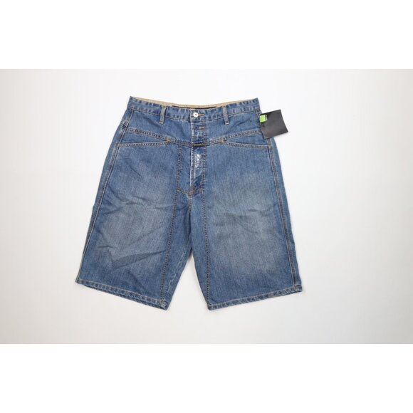 Deadstock Vintage 90s Marithe Francois Girbaud Mens 33 Baggy Denim Jean Shorts